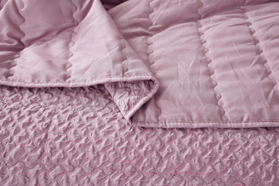 Набор текстиля для спальни Sofi de Marko Ирма 160х220 / Пок-Ир-160х220пд (пудровый)