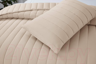 Набор текстиля для спальни Sofi de Marko Микаэль 230х250 / Пок-МК-бж-230х250 (бежевый)
