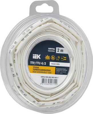 Трубка термоусаживаемая IEK UDR12-004-002-002-K01-T -
