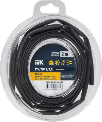 Трубка термоусаживаемая IEK UDR12-005-D25-002-K02-T -