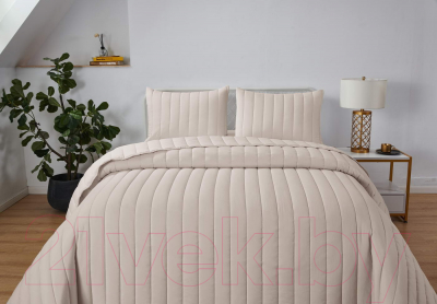 Набор текстиля для спальни Sofi de Marko Микаэль 230х250 / Пок-МК-пд-230х250 (пудровый)