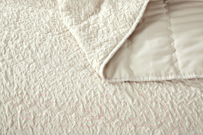 Набор текстиля для спальни Sofi de Marko Надин 160х220 / Пок-Нд-160х220мл (молочный)