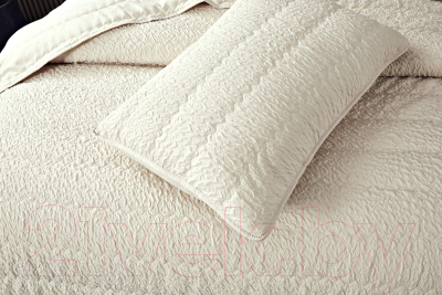 Набор текстиля для спальни Sofi de Marko Надин 160х220 / Пок-Нд-160х220мл (молочный)