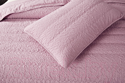 Набор текстиля для спальни Sofi de Marko Надин 160х220 / Пок-Нд-160х220пд (пудровый)
