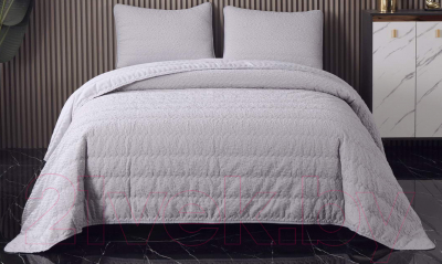 Набор текстиля для спальни Sofi de Marko Надин 230х250 / Пок-Нд-230х250с (серый)