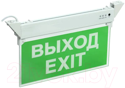 Светильник аварийный IEK ССА 2101 Выход-Exit / LSSA0-2101-3-20-K03