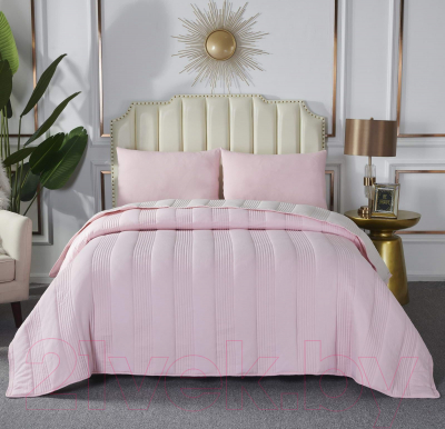 Набор текстиля для спальни Sofi de Marko Саломея 230х250 / Пок-Сл-230х250пр (пепельно-розовый)