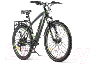 Электровелосипед Eltreco XT 800 Pro (черный/зеленый)