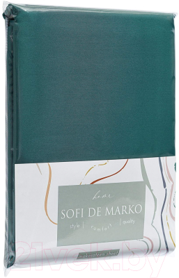 Простыня Sofi de Marko Premium Mako 180х230 / Пр-Пм-зел-180х230 (зеленый)