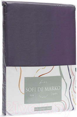 Простыня Sofi de Marko Premium Mako 240х260 / Пр-Пм-лв-240х260 (лавандовый)