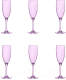 Набор бокалов Promsiz (O)V/F-1687/S/Z/6/I (глянцевая радуга фиолетовый) - 
