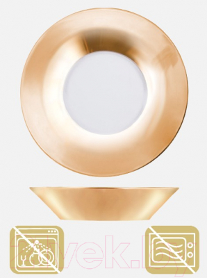 Набор тарелок Promsiz AV-335/S/Z/6/I (натуральное золото)