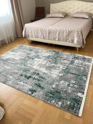 Коврик Balat Mensucat Antik 8480A (80x150, L.Grey/D.Green)