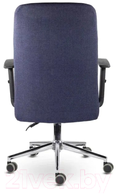 Кресло офисное UTFC Софт Люкс М-903 хром (Moderno синий 07)