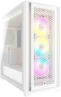 Корпус для компьютера Corsair iCUE 5000D RGB Airflow / CC-9011243-WW (белый) - 