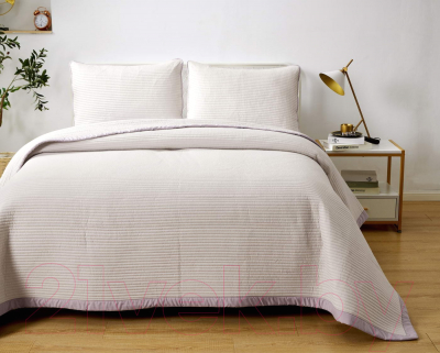 Набор текстиля для спальни Sofi de Marko Марисоль 160х220 / Пок-Мр-160х220л (лиловый)