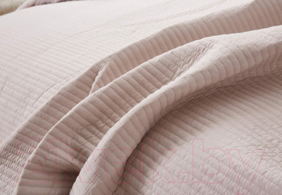 Набор текстиля для спальни Sofi de Marko Марисоль 160х220 / Пок-Мр-160х220пд (пудровый)