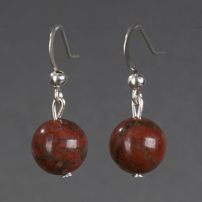 

Серьги, Элитная Яшма 40911 №1