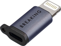 Адаптер Breaking Y02 Lightning - USB-C / 24568 (фиолетовый) - 