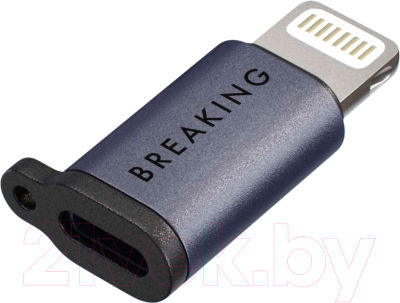 Адаптер Breaking Y02 Lightning - USB-C / 24568 (фиолетовый)