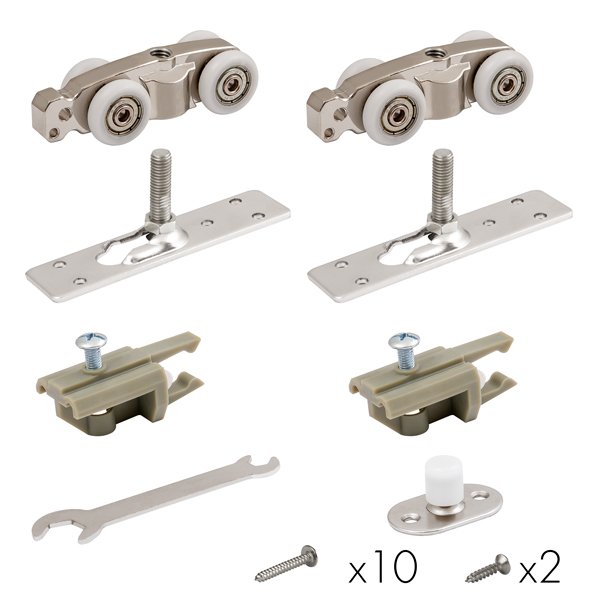 Комплект фурнитуры для раздвижных дверей Armadillo SLD.Comfort-PRO.SET1.rollers/80