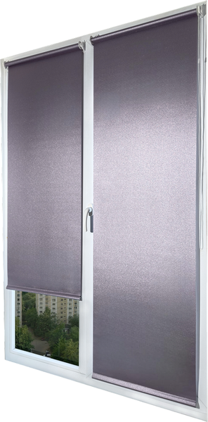 Рулонная штора АС МАРТ Мегаполис 43x160 (розовый)