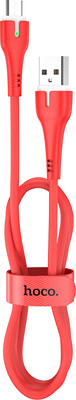 Кабель Hoco X45 Surplus AM-microBM (1м, красный) - 