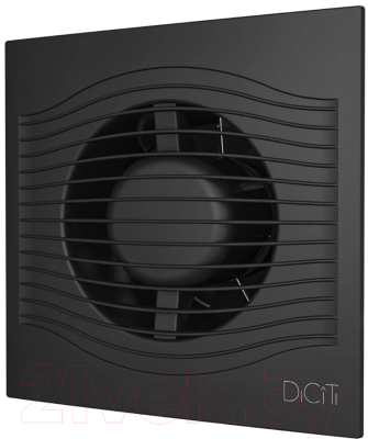 Вентилятор накладной Diciti Slim D100 4C (Matt Black)