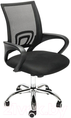 Кресло офисное SitUp Mix 696 Chrome (сетка черный/черный)