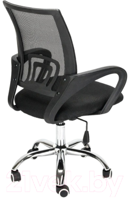 Кресло офисное SitUp Mix 696 Chrome (сетка черный/черный)