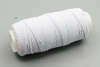 Набор швейных ниток Changxing Hualong Нить-резинка 25м / 000009517 (12шт, белый)
