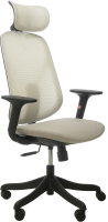 Кресло офисное Sparx Zenar Black A107 (светло-серый) - 