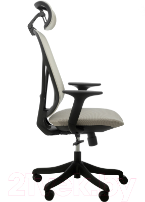 Кресло офисное Sparx Zenar Black A107 (светло-серый)