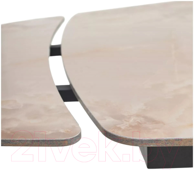 Обеденный стол M-City Alatri 120 Gloss / 614M05548 (Amber Jade Solid Ceramic/Black)