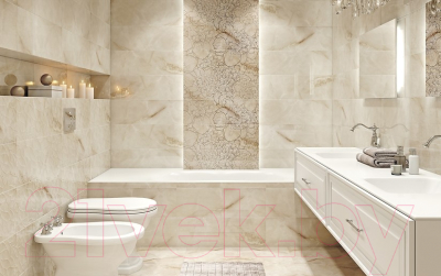 Изображение товара Плитка Cersanit Ivory Рельеф IVU012D (250x750, бежевый)