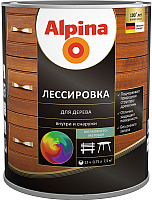 

Защитно-декоративный состав Alpina, Лессировка