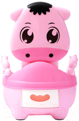 Детский горшок Pituso Теленок / FG331 (розовый)