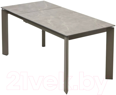 Обеденный стол M-City Corner 120 Matt / 614M05547 (Latte Stone Solid Ceramic/Taupe)