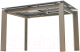 Миниатюра изображения товара Обеденный стол M-City Corner 120 Matt / 614M05547 (Latte Stone Solid Ceramic/Taupe)