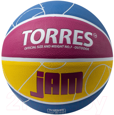 Баскетбольный мяч Torres Jam / B023127 (размер 7)
