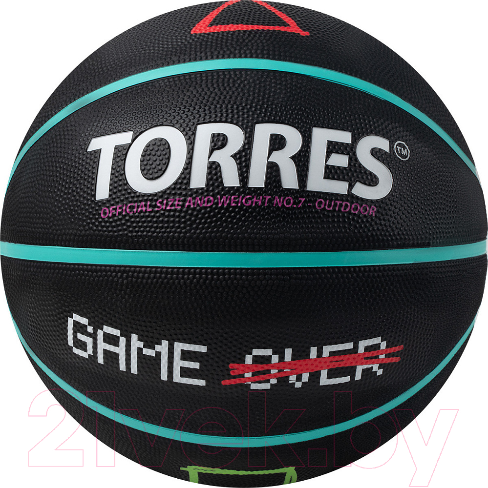 Баскетбольный мяч Torres Game Over / B023117 (размер 7)