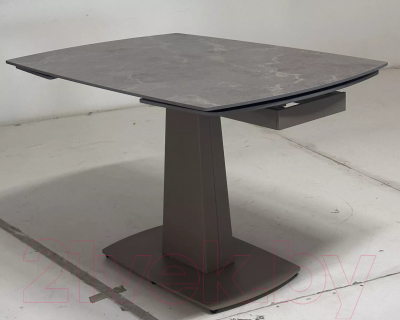 Обеденный стол M-City Balde 120 Matt / 614M05562 (Latte Stone Solid Ceramic/Taupe)