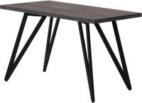 Обеденный стол Millwood Женева 2 Л 130x80x75 (сосна пасадена/металл черный) - 