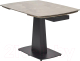Обеденный стол M-City Balde 140 Gloss / 614M05565 (Amber Jade Solid Ceramic/Black) - 