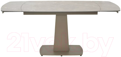 Обеденный стол M-City Balde 140 Matt / 614M05566 (Latte Stone Solid Ceramic/Taupe)