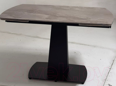 Обеденный стол M-City Balde 120 Gloss / 614M05551 (Amber Jade Solid Ceramic/Black)