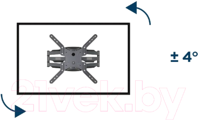 Кронштейн для телевизора Gembird WM-60ST-01