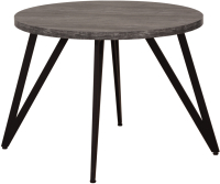 Обеденный стол Millwood Женева 2 Л D100 (сосна пасадена/металл черный) - 