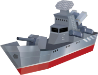 Объемная модель Sima-Land Полигональная фигура. Корабль /  9914655 - 