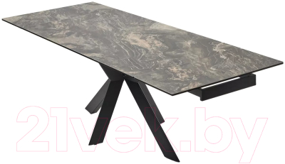 Обеденный стол M-City Belluno 160 KL-176 / 614M05693 (итальянская керамика/черный)